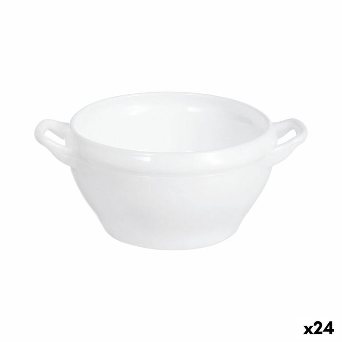 Castron Luminarc Cu mânere Alb Sticlă 540 ml (24 Unități)