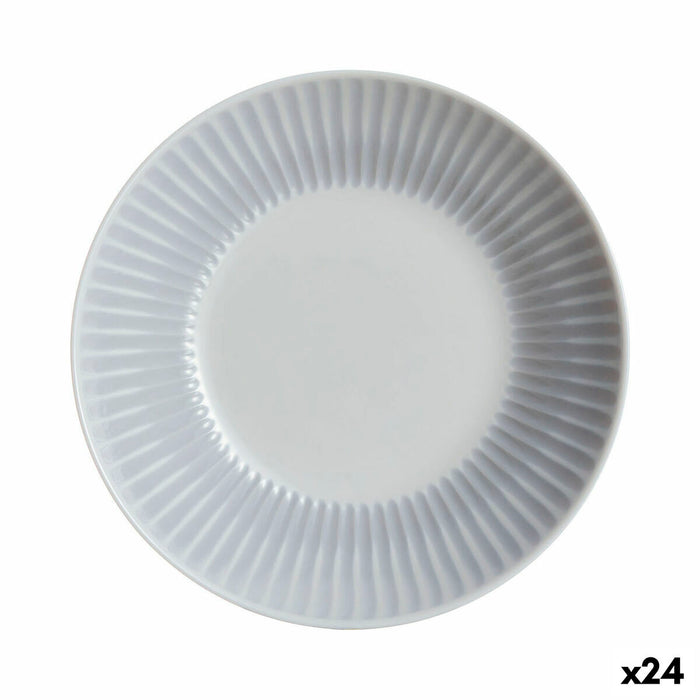 Farfurie Adâncă Luminarc Cottage Gri Sticlă 20 cm (24 Unități)