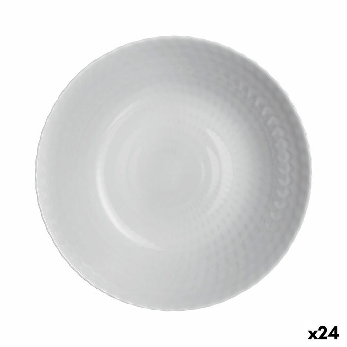 Farfurie Adâncă Luminarc Pampille Granit Gri Sticlă 20 cm (24 Unități)
