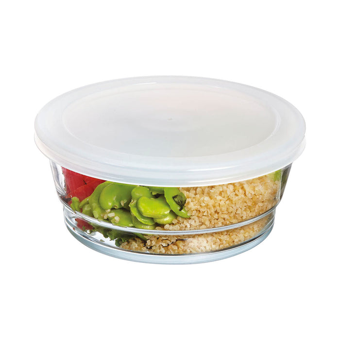 Cutie rotundă pentru prânz cu capac Arcoroc So Urban Bicolor Sticlă 1,1 L (12 Unități)