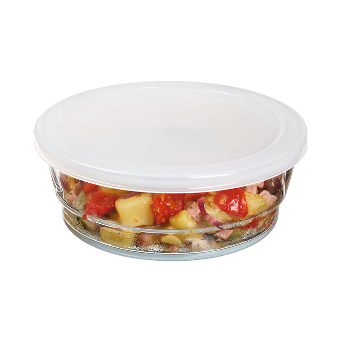 Cutie rotundă pentru prânz cu capac Arcoroc So Urban Bicolor Sticlă 1,35 L (12 Unități)