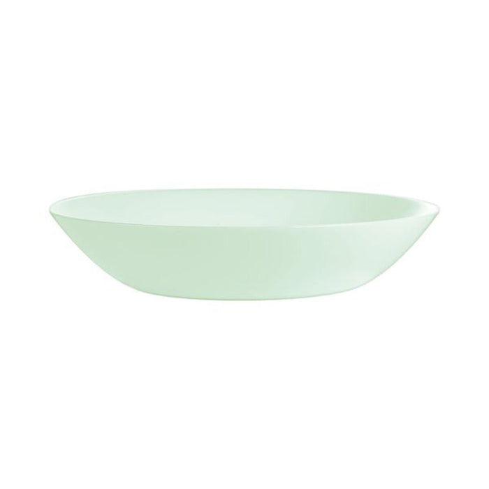Farfurie Adâncă Luminarc Diwali Paradise Verde Sticlă 20 cm (24 Unități)