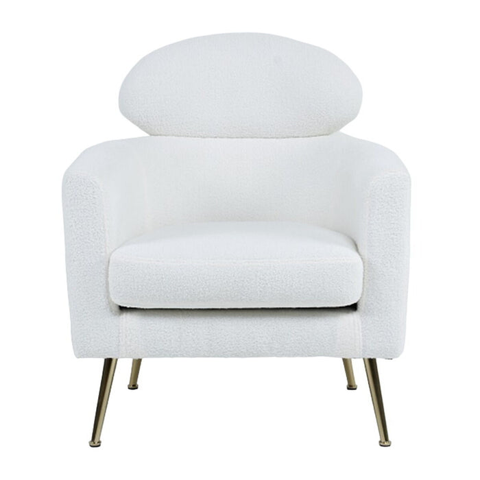 Fotoliu Home ESPRIT Alb Argintiu Metal 71 x 75 x 95 cm