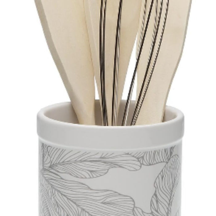 Suport pentru ustensile de bucătărie Versa Palmier Ceramică 10 x 15 x 10 cm