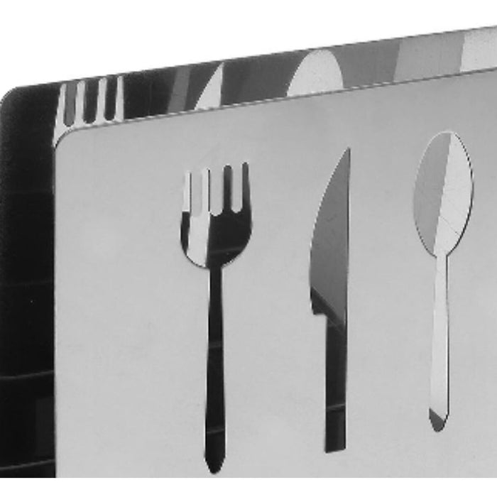 Suport pentru Șervețele Versa Oțel 3,5 x 10,1 x 12 cm