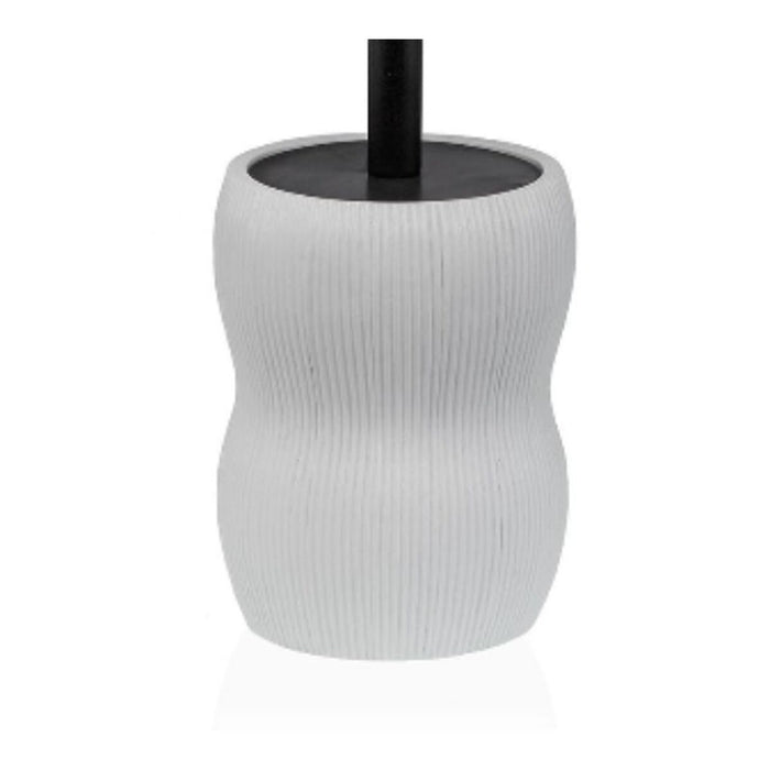 Perie pentru toaletă Versa Alb Rășină Chic 11 x 35 x 11 cm