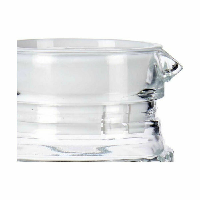 Carafă Dungi Transparent Alb Plastic Sticlă 1 L