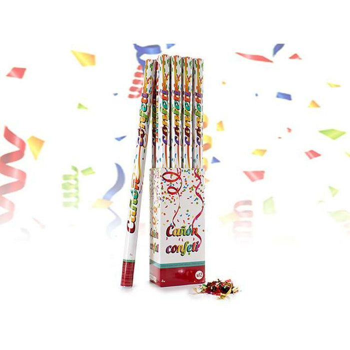 Tun confetti 5 x 98,5 x 5 cm Hârtie Multicolor (48 Unități)