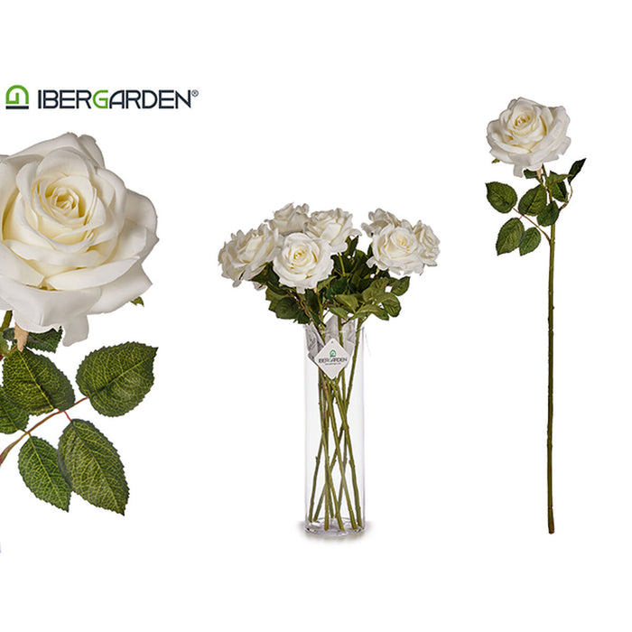 Floare decorativă Alb Hârtie Plastic (12 Unități)