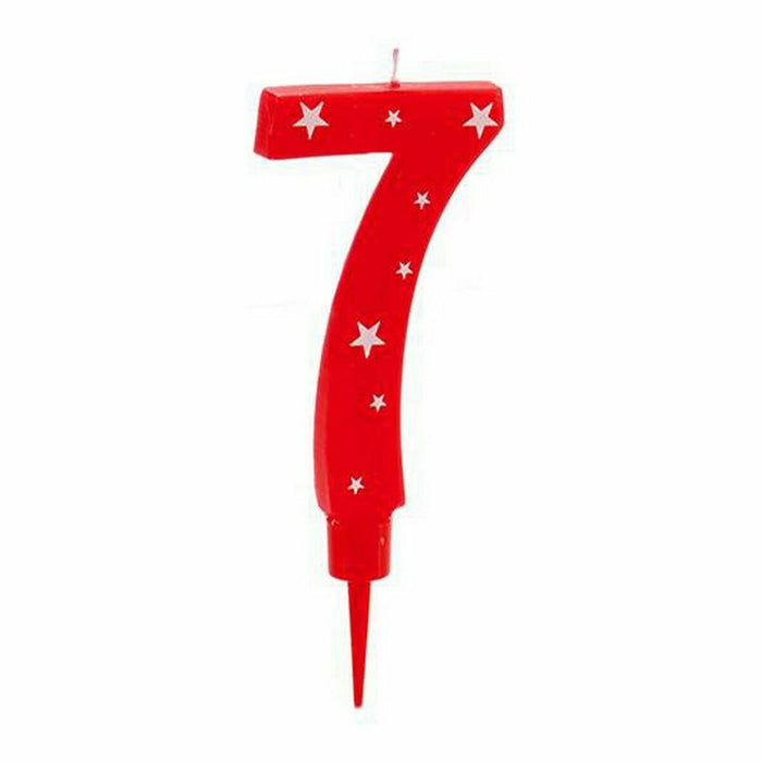 Lumânare Aniversare Numere 7 (12 Unități)