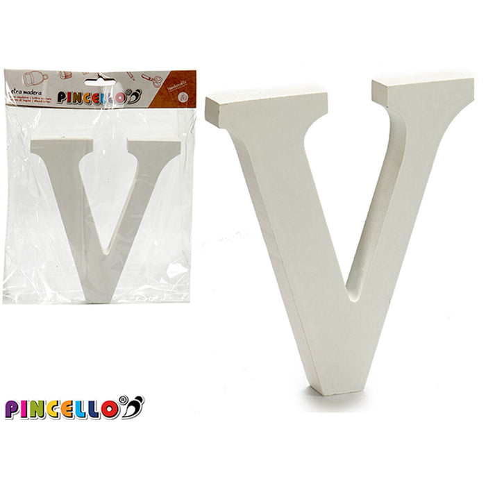 Literă Literă V 1,8 x 21 x 17 cm (12 Unități)
