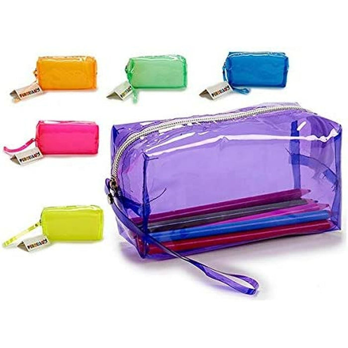Penar Școlar Transparent (6 x 9 x 37 cm) (6 Unități)