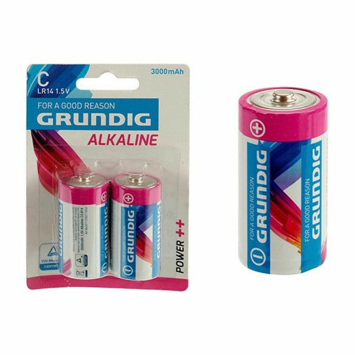Baterii Alcaline LR14 Grundig Tip C (24 Unități)