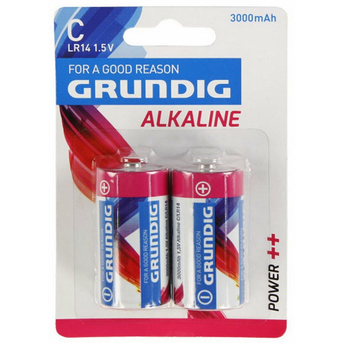 Baterii Alcaline LR14 Grundig Tip C (24 Unități)