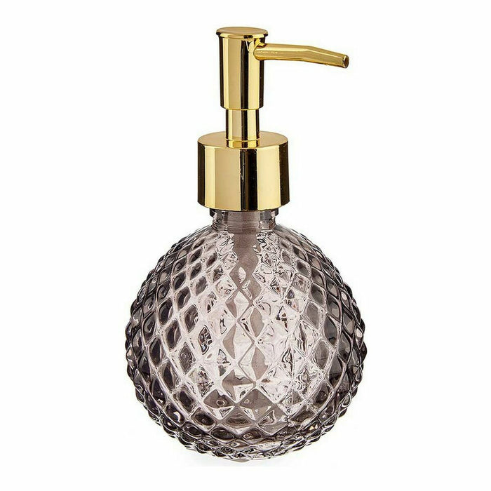 Dozator de Săpun 200 ml Auriu* Antracit Sticlă ABS 24 Unități (8,5 x 15 x 9 cm)
