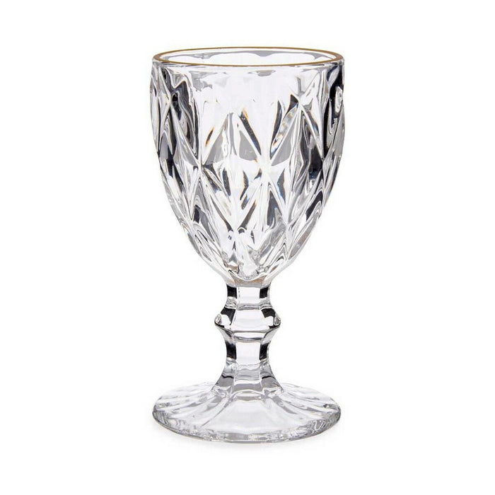 Pahar Auriu* Transparent Sticlă 6 Unități (245 ml)