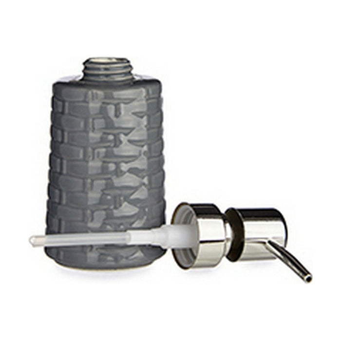 Dozator de Săpun Ceramică Argintiu Gri 6 Unități (350 ml)