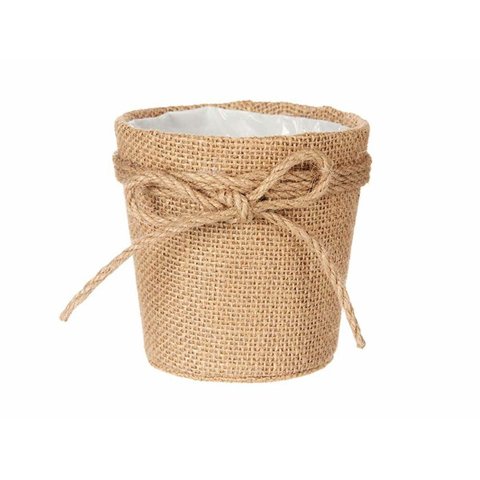 Ghiveci Fundă Maro Въже Plastic 11 x 10,5 x 11 cm (24 Unități)
