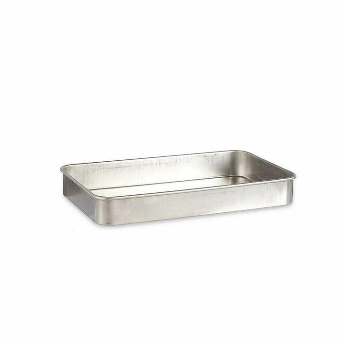 Oală pentru gratinat 32 x 7 x 51,5 cm Argintiu Aluminiu 12 Unități