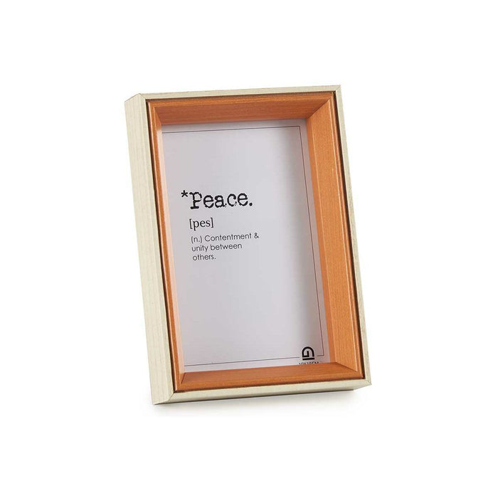 Ramă Foto Geam Maro Alb Lemn MDF (12 x 17 x 3 cm) (6 Unități)