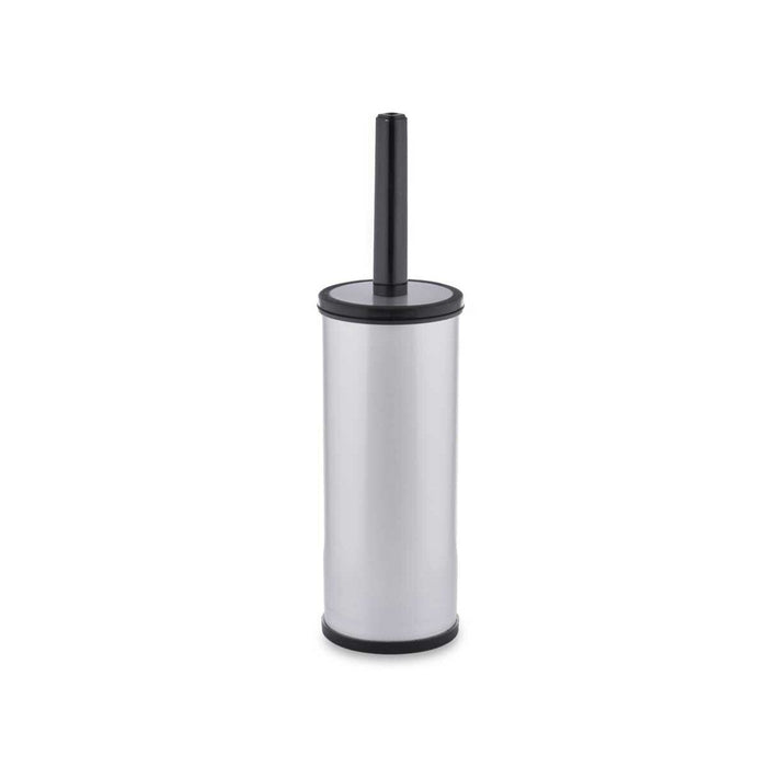 Perie pentru toaletă Negru Argintiu Plastic (9 x 37 x 9 cm) (12 Unități)
