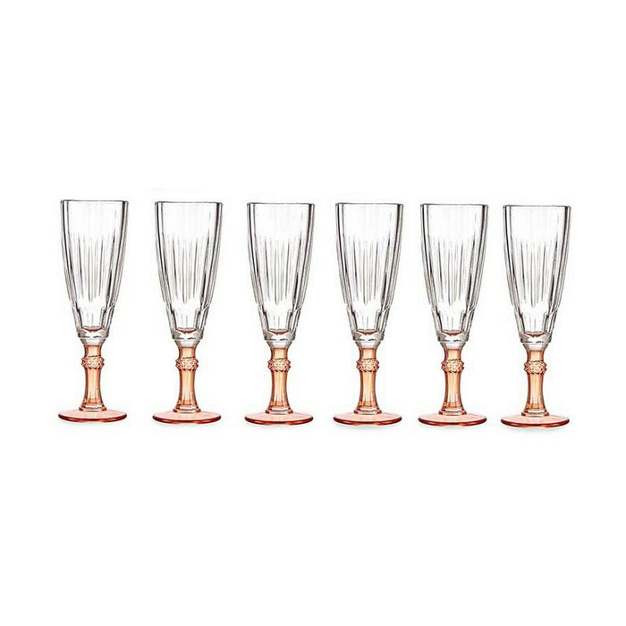 Pahar de șampanie Exotic Geam Somon 6 Unități (170 ml)
