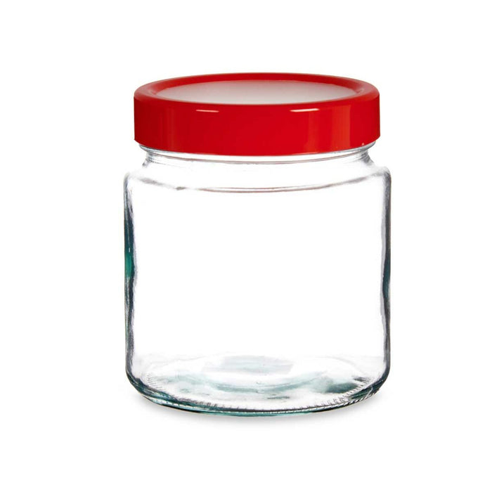 Staniu Roșu Transparent Sticlă polipropilenă (1 L) (12 Unități)