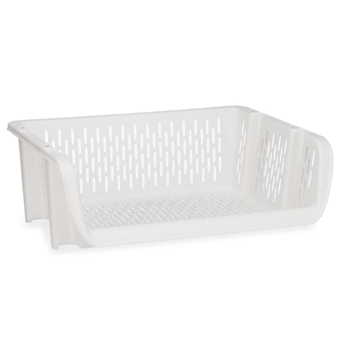 Coș de legume Alb polipropilenă (30 x 13,5 x 38,7 cm) (24 Unități)