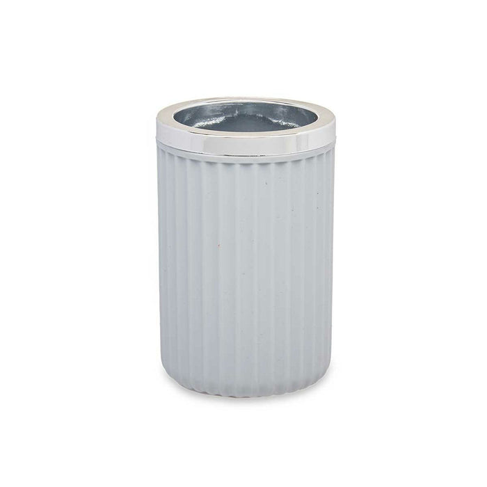 Pahar Suport pentru periuțe de dinți Gri Plastic 32 Unități (7,5 x 11,5 x 7,5 cm)