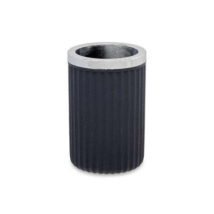Pahar Suport pentru periuțe de dinți Antracit Plastic 32 Unități (7,5 x 11,5 x 7,5 cm)