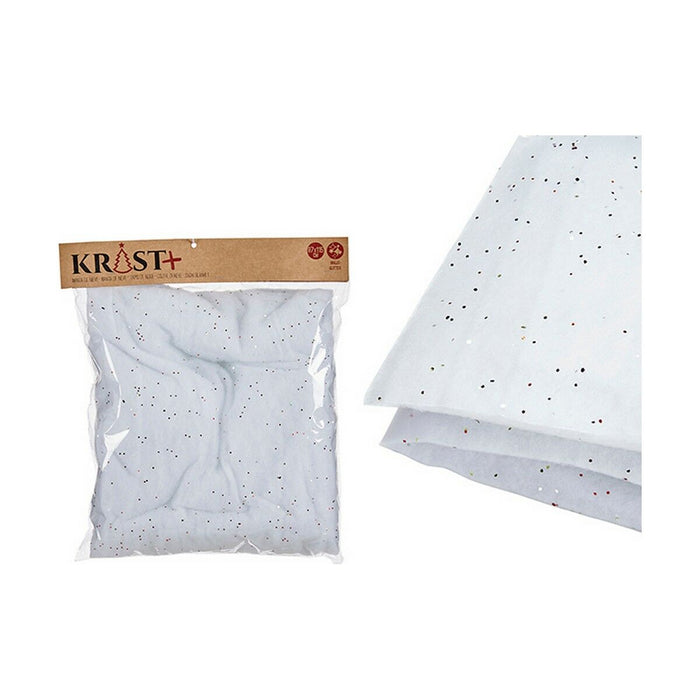 Covor Purpurină Ninsoare Alb (24 Unități)