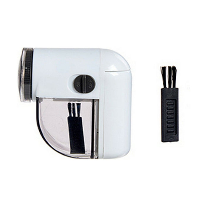 Perie de Îndepărtat Scame Electric Transparent Alb (8 x 8 x 4 cm)