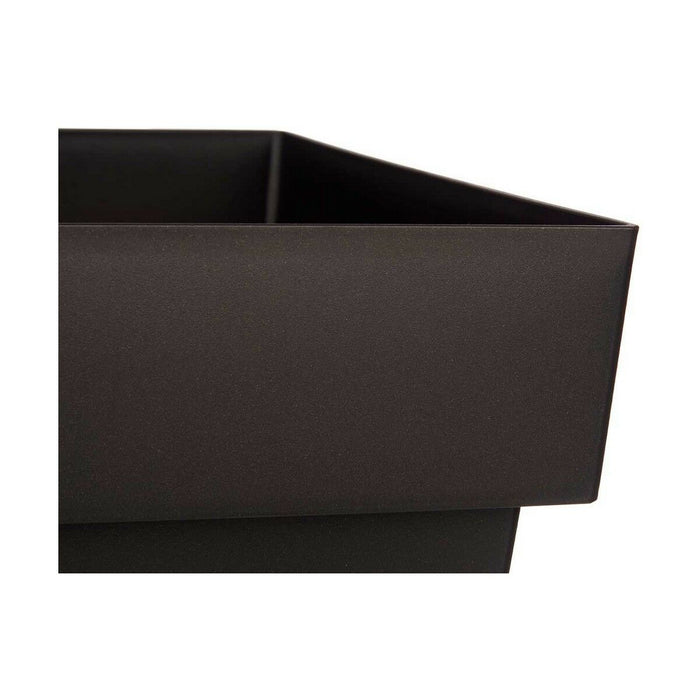 Ghiveci cu auto-udare Antracit Plastic (37 x 51 x 37 cm) (6 Unități)