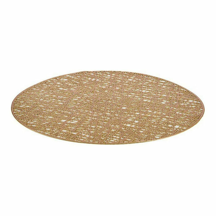 Suport Protecție pentru Masă Auriu* Plastic (Ø 38 cm) (12 Unități)