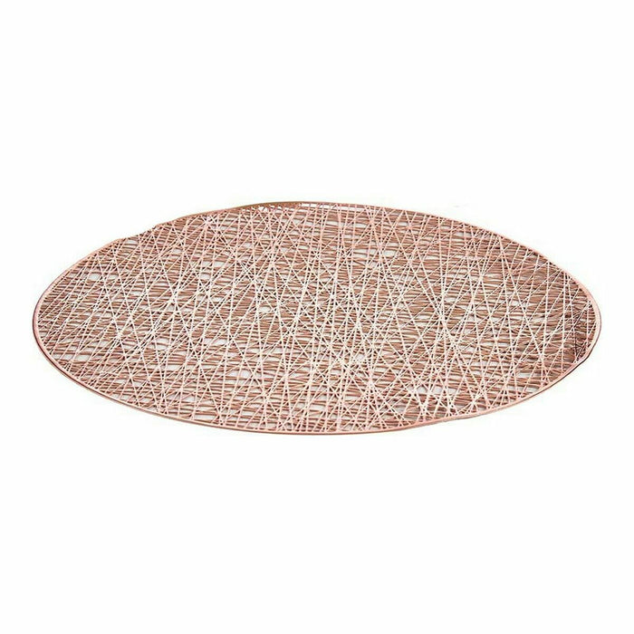 Suport Protecție pentru Masă Roz Plastic (Ø 38 cm) (12 Unități)