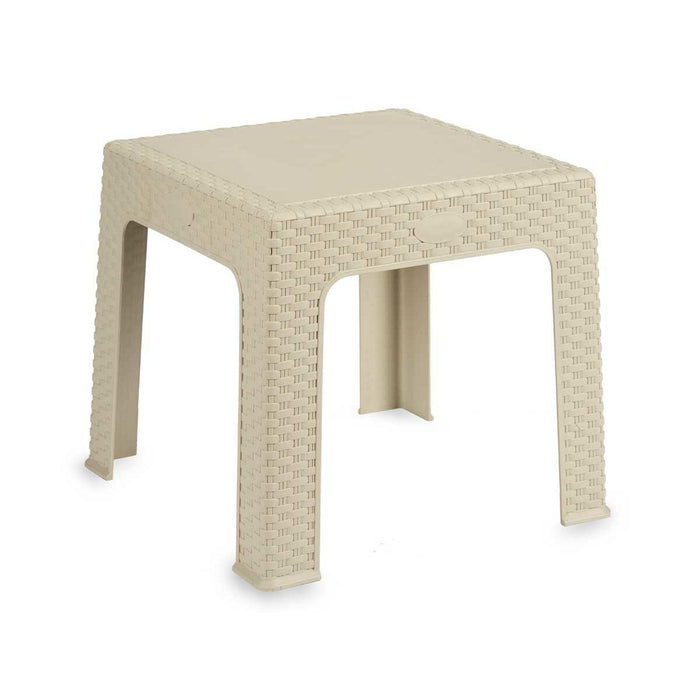 Masă pentru copii Rattan Crem Plastic 47 x 42,5 x 47 cm (4 Unități)
