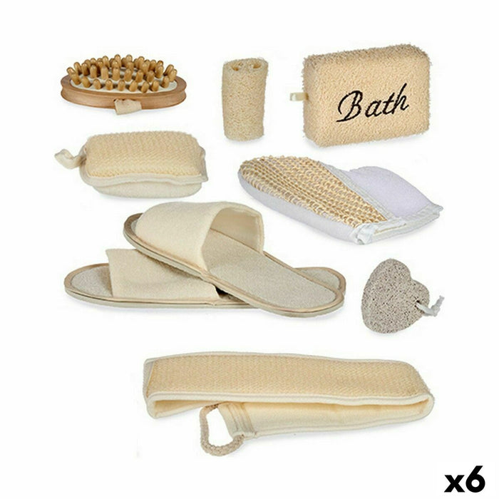 Set de Baie Coș Maro (6 Unități)