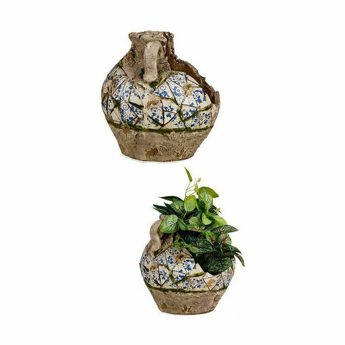 Figurină decorativă de grădină Vază Polirășină 28,5 x 28 x 28,5 cm (2 Unități)