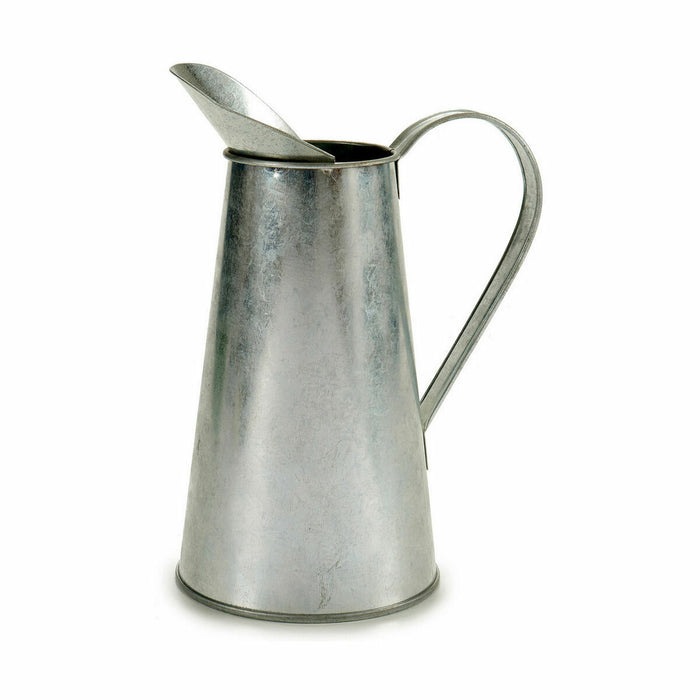 Ghiveci Model Ulcior pentru lapte Argintiu Zinc 17 x 21,5 x 11,3 cm (24 Unități)