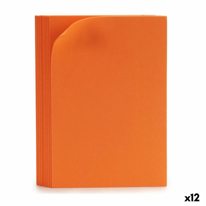 Cauciuc Eva Portocaliu 65 x 0,2 x 45 cm (12 Unități)