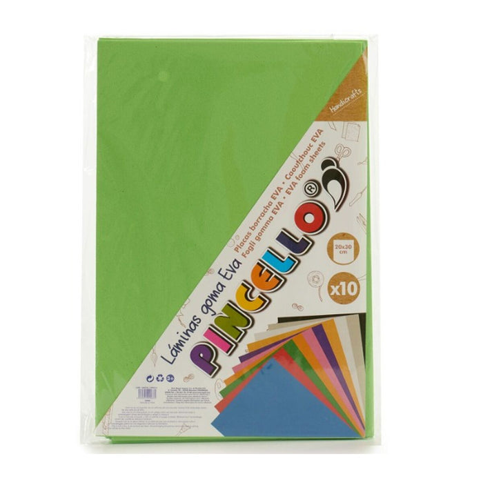 Cauciuc Eva Verde 30 x 2 x 20 cm (24 Unități)