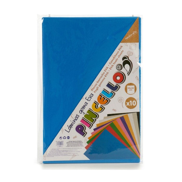 Cauciuc Eva Albastru închis 30 x 0,2 x 20 cm (24 Unități)