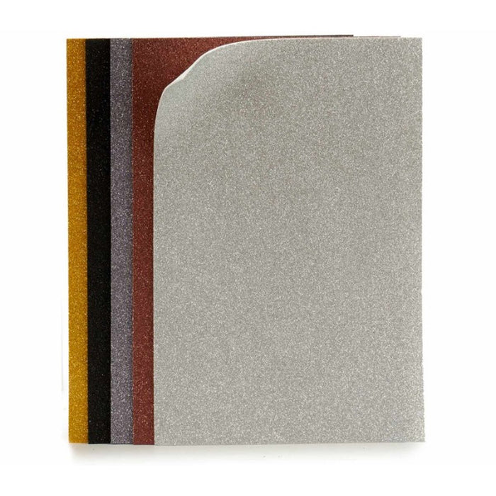 Cauciuc Eva Multicolor Purpurină 65 x 0,2 x 45 cm (12 Unități)