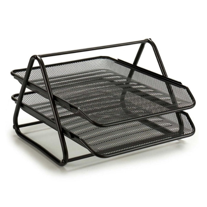 Tavă de clasificare Negru Metal 6 Unități 30 X 34,5 X 21 cm
