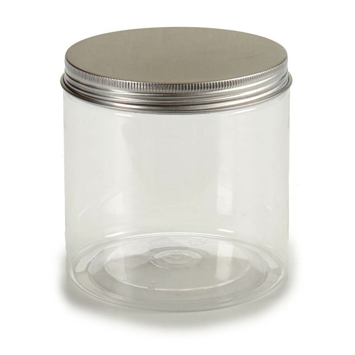 Staniu Transparent Argintiu Aluminiu Plastic 600 ml (72 Unități)