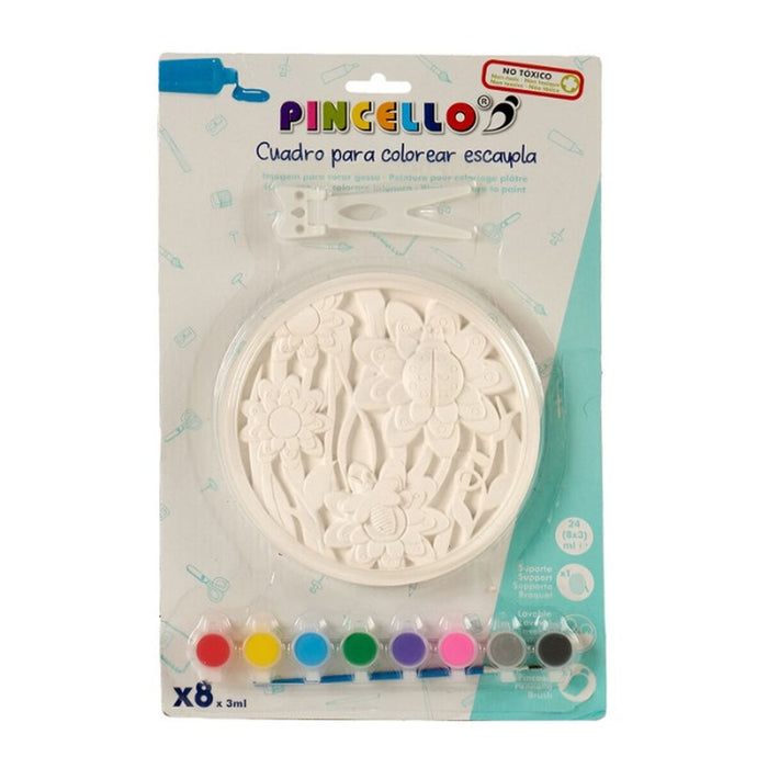Set de Lucru Manual Tablou Tencuială 3,5 x 38 x 25 cm (18 Unități)