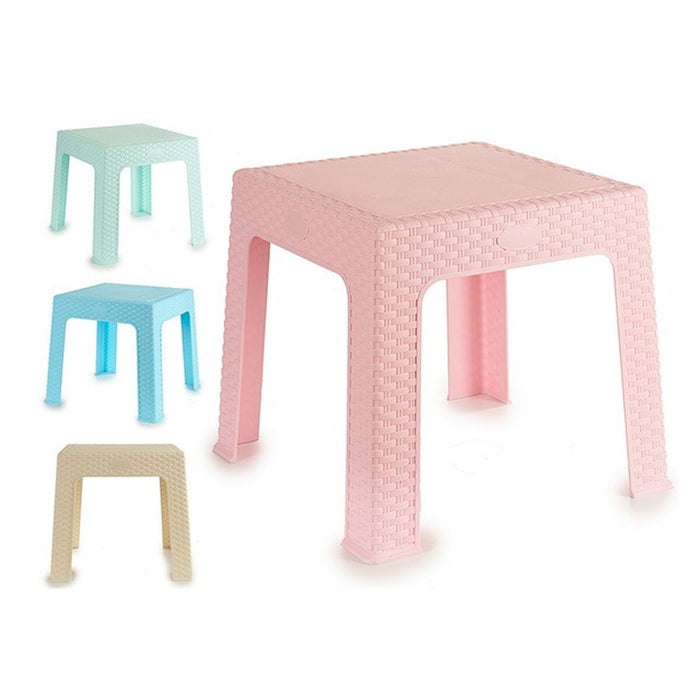 Masă pentru copii Rattan Plastic 47 x 42 x 47 cm (4 Unități)