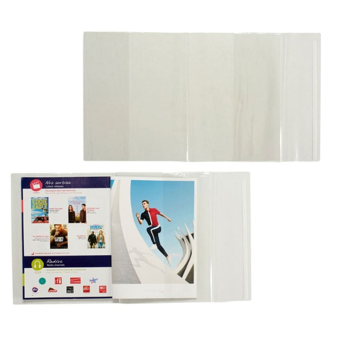 Copertă adezivă pentru cărți Transparent 28 x 53 cm (36 Unități)