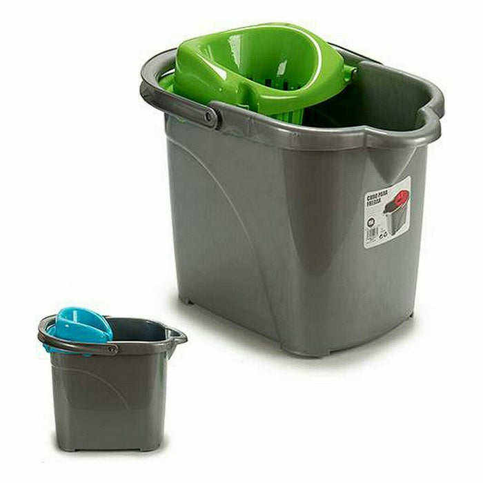 Găleată de Spălat Cu roți Plastic 15 L 31 x 31 x 41 cm (24 Unități)