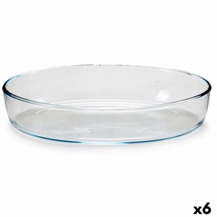 Platou pentru Servire Borcam Oval 2,3 L 22 x 6 x 30,5 cm (6 Unități)